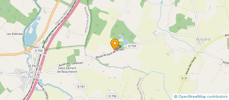 localisation de l'entreprise MONSIEUR BAPTISTE GUILLAUME  BURSARD