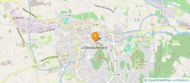 localisation de l'entreprise MONSIEUR BAPTISTE GUILLET  CHATEAURENARD