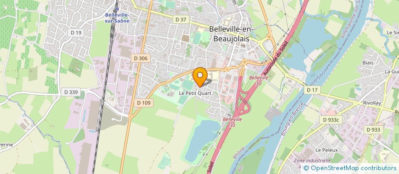 localisation de l'entreprise MONSIEUR BAPTISTE GUILLON  BELLEVILLE-EN-BEAUJOLAIS