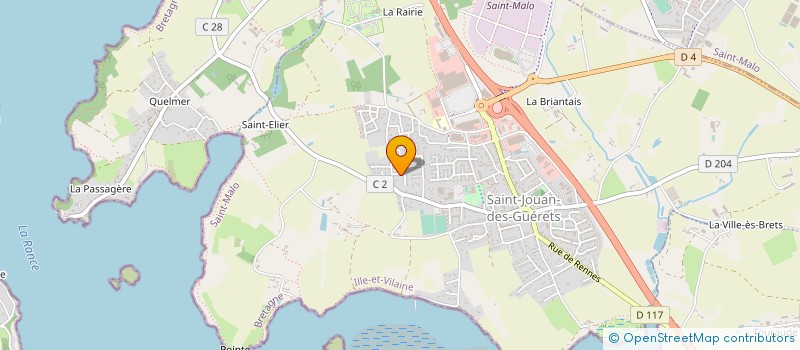 localisation de l'entreprise MONSIEUR BAPTISTE GUILLOTEL  SAINT-JOUAN-DES-GUERETS