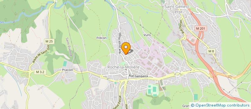 localisation de l'entreprise MONSIEUR BAPTISTE GUIMET  ROCHE-LA-MOLIERE