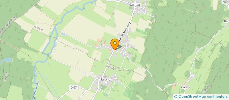 localisation de l'entreprise MONSIEUR BAPTISTE GUITTAT  NANTON