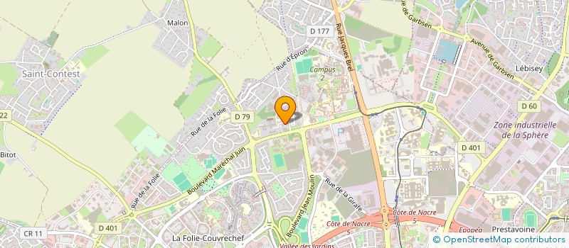 localisation de l'entreprise MONSIEUR BAPTISTE GUIVARCH à CAEN