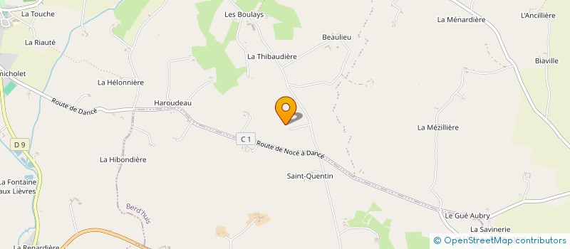 localisation de l'entreprise MONSIEUR BAPTISTE HAMELIN à PERCHE EN NOCE