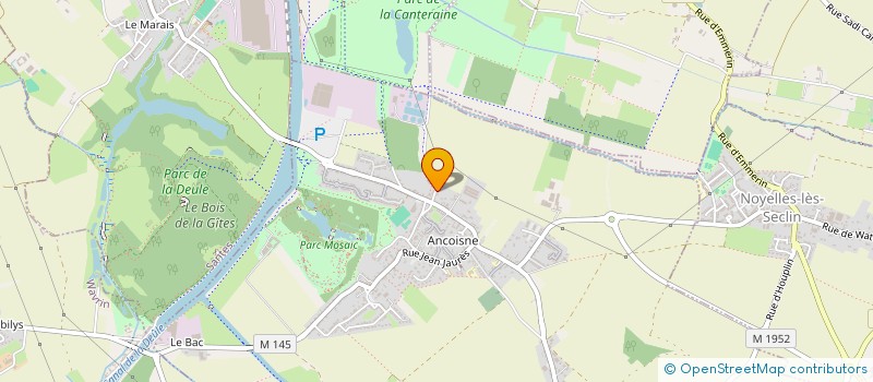 localisation de l'entreprise MONSIEUR BAPTISTE HANNOIS  HOUPLIN-ANCOISNE