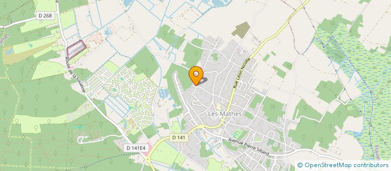 localisation de l'entreprise MONSIEUR BAPTISTE HAPPE  LES MATHES