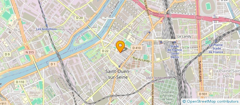 localisation de l'entreprise MONSIEUR BAPTISTE HAUDOUIN à SAINT-OUEN-SUR-SEINE