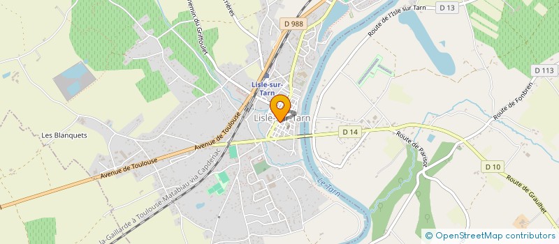 localisation de l'entreprise MONSIEUR BAPTISTE HEBRAS à LISLE-SUR-TARN