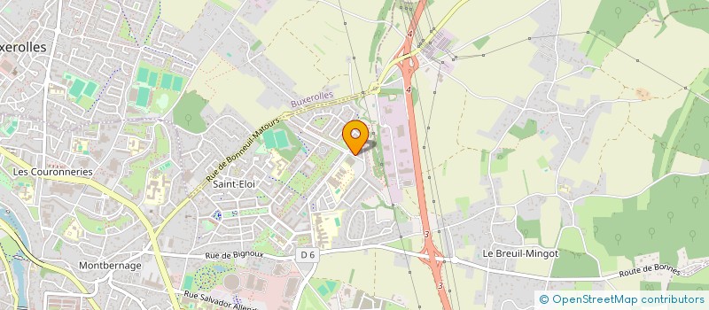 localisation de l'entreprise MONSIEUR BAPTISTE HELIE  NOUAILLE-MAUPERTUIS