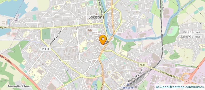 localisation de l'entreprise MONSIEUR BAPTISTE HENAULT à SOISSONS