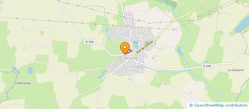 localisation de l'entreprise MONSIEUR BAPTISTE HERVO  AHUILLE