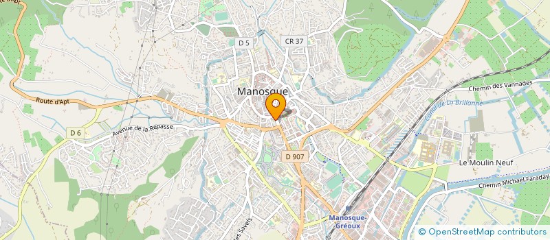 localisation de l'entreprise MONSIEUR BAPTISTE HERVY à MANOSQUE
