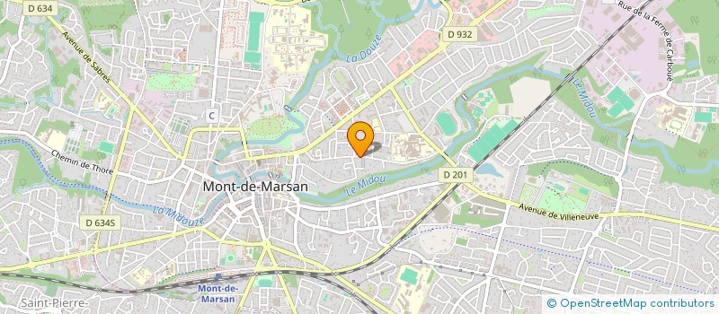 localisation de l'entreprise MONSIEUR BAPTISTE HEZARD  MONT-DE-MARSAN