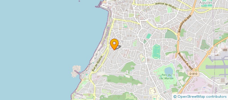 localisation de l'entreprise MONSIEUR BAPTISTE HIRIART  ARCANGUES