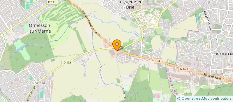 localisation de l'entreprise MONSIEUR BAPTISTE HUAUME à LA QUEUE-EN-BRIE