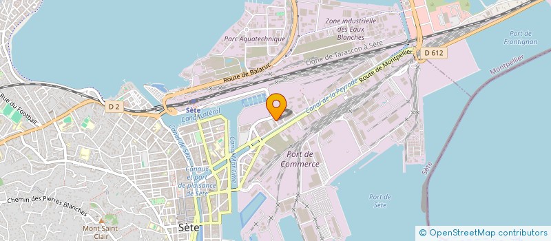 localisation de l'entreprise MONSIEUR BAPTISTE IMBAUD  SETE