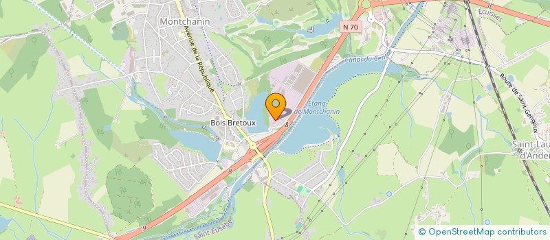 localisation de l'entreprise MONSIEUR BAPTISTE JEANPIERRE  SAINT LAURENT D'ANDENAY