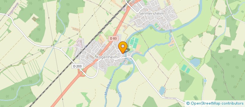 localisation de l'entreprise MONSIEUR BAPTISTE JEHL  KOGENHEIM