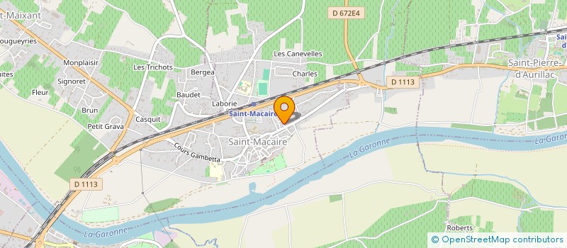 localisation de l'entreprise MONSIEUR BAPTISTE JOANCHICOY  SAINT-MACAIRE