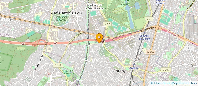 localisation de l'entreprise MONSIEUR BAPTISTE JOHANET à ANTONY