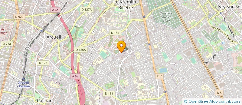 localisation de l'entreprise MONSIEUR BAPTISTE JOUEN  LE KREMLIN-BICETRE