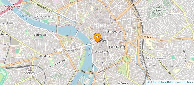 localisation de l'entreprise MONSIEUR BAPTISTE JUAN  TOULOUSE