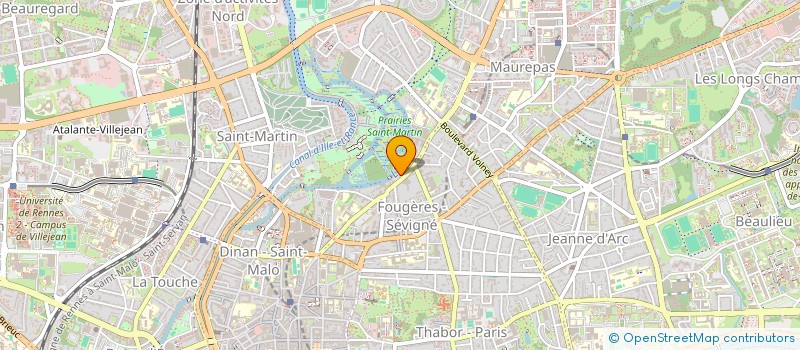 localisation de l'entreprise MONSIEUR BAPTISTE JULIEN BLANDET  RENNES