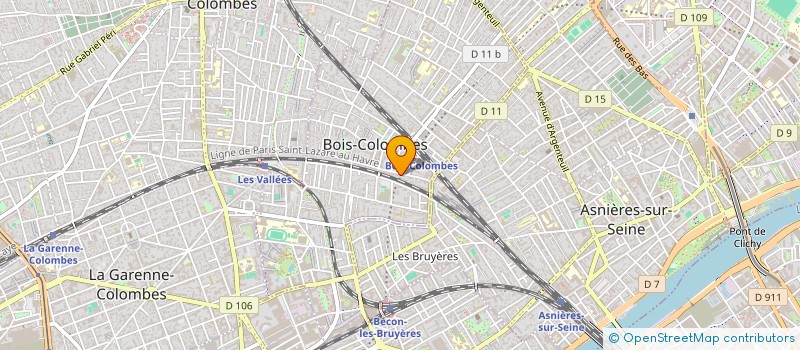 localisation de l'entreprise MONSIEUR BAPTISTE KERZREHO à BOIS-COLOMBES