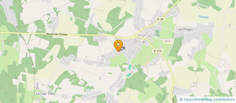 localisation de l'entreprise MONSIEUR BAPTISTE LABBAT  FEREL