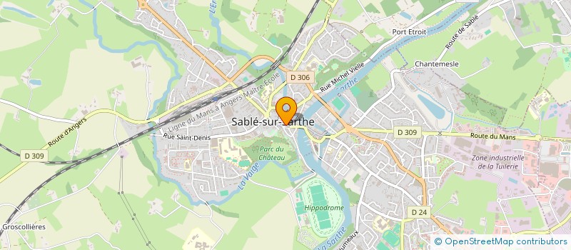 localisation de l'entreprise MONSIEUR BAPTISTE LABE à LA CHAPELLE D ALIGNE