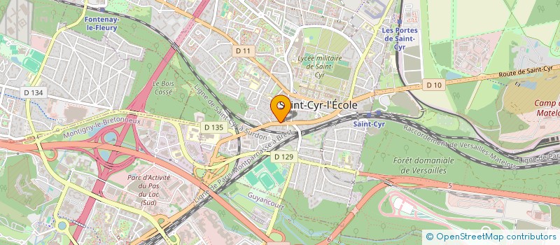 localisation de l'entreprise MONSIEUR BAPTISTE LABORDE  SAINT-CYR-L'ECOLE