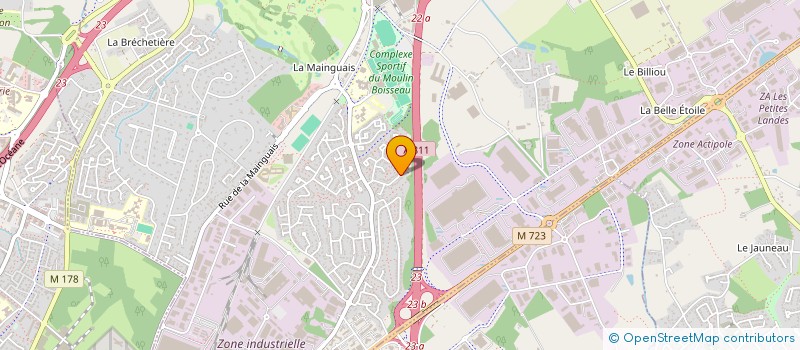 localisation de l'entreprise MONSIEUR BAPTISTE LACROIX à CARQUEFOU