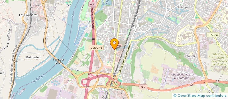 localisation de l'entreprise MONSIEUR BAPTISTE LAFFITTE  VALENCE