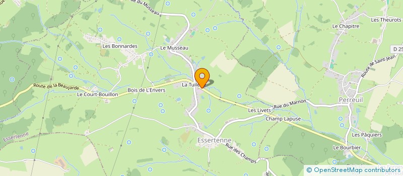 localisation de l'entreprise MONSIEUR BAPTISTE LAFOY  ESSERTENNE