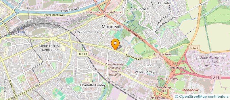 localisation de l'entreprise MONSIEUR BAPTISTE LAGARDE  MONDEVILLE