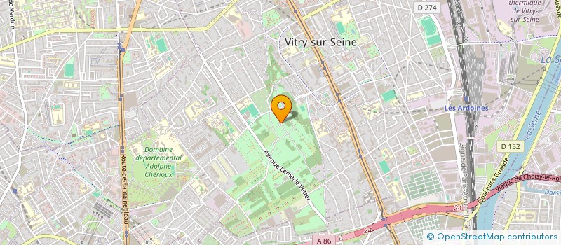 localisation de l'entreprise MONSIEUR BAPTISTE LAGRENE à VITRY-SUR-SEINE