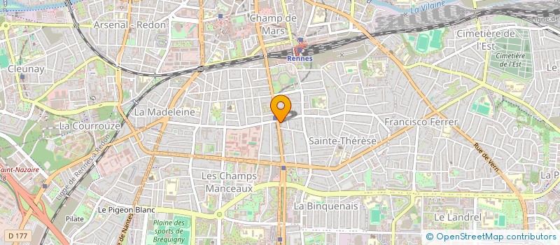 localisation de l'entreprise MONSIEUR BAPTISTE LAMBERT  RENNES