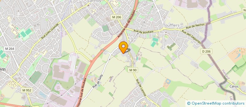 localisation de l'entreprise MONSIEUR BAPTISTE LAMBIN  HEM