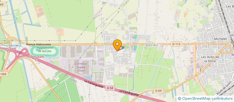 localisation de l'entreprise MONSIEUR BAPTISTE LAMOTTE  SALON-DE-PROVENCE