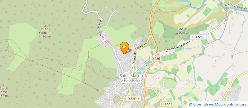 localisation de l'entreprise MONSIEUR BAPTISTE LANCIAUX  SAINT-MARTIN-DE-LONDRES