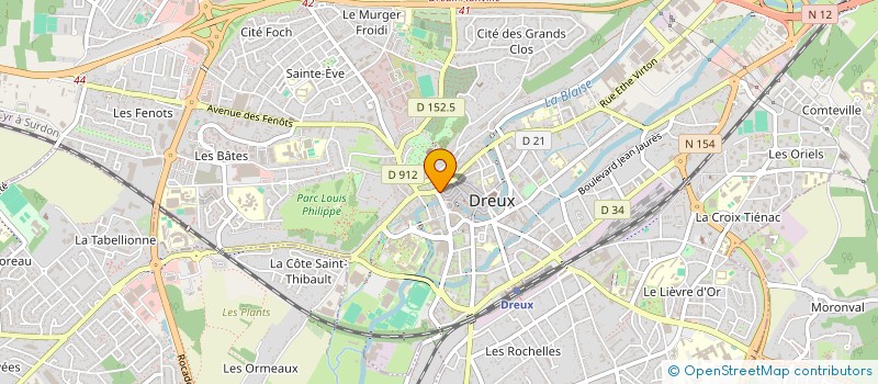 localisation de l'entreprise MONSIEUR BAPTISTE LANDRE à DREUX