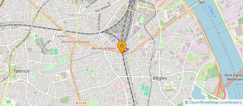localisation de l'entreprise MONSIEUR BAPTISTE LANGINIER à BEGLES