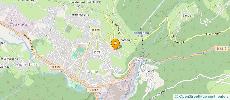 localisation de l'entreprise MONSIEUR BAPTISTE LANGLE  UGINE