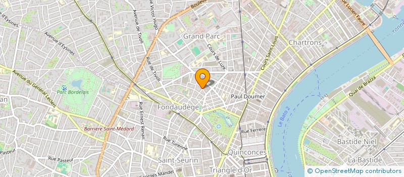 localisation de l'entreprise MONSIEUR BAPTISTE LARAN  BORDEAUX