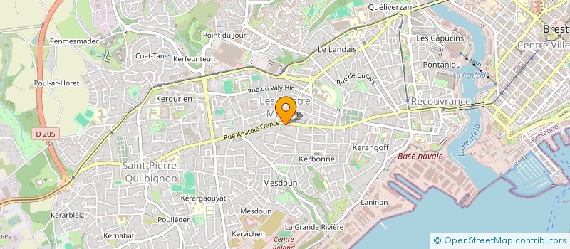 localisation de l'entreprise MONSIEUR BAPTISTE LARREUR à BREST