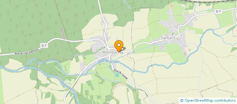 localisation de l'entreprise MONSIEUR BAPTISTE LARTOT à MONTBARREY