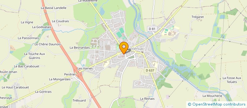 localisation de l'entreprise MONSIEUR BAPTISTE LATOUR  TINTENIAC