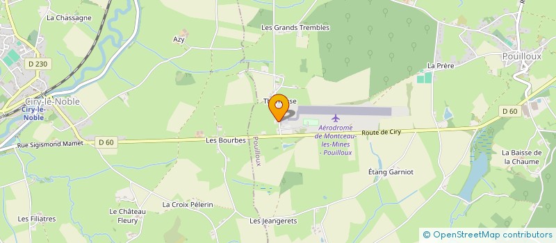 localisation de l'entreprise MONSIEUR BAPTISTE LAUTISSIER  POUILLOUX