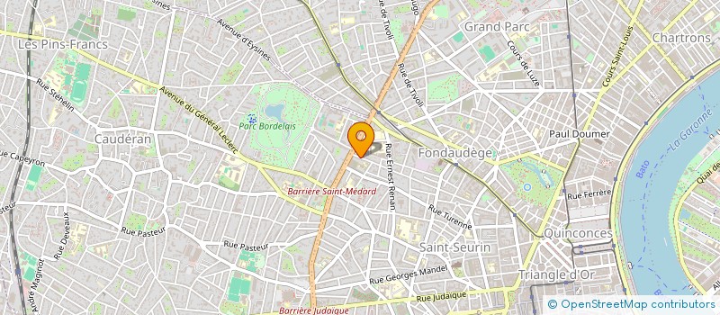 localisation de l'entreprise MONSIEUR BAPTISTE LAVIGNE  BORDEAUX