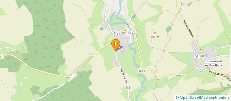 localisation de l'entreprise MONSIEUR BAPTISTE LE BASTARD  SIGY-EN-BRAY